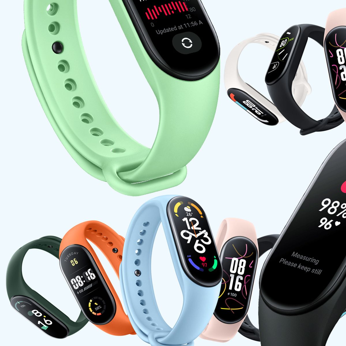 GENERICO - Correa Para Xiaomi Mi Band 7/6/5/4/3 Y Amazfit Band 5