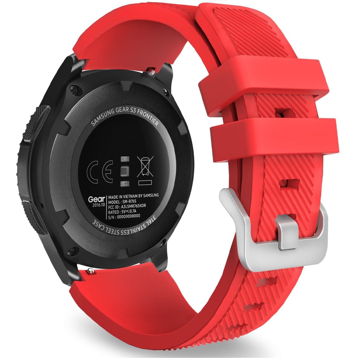 GENERICO - Correas de silicona de 22 mm para varios modelos de reloj