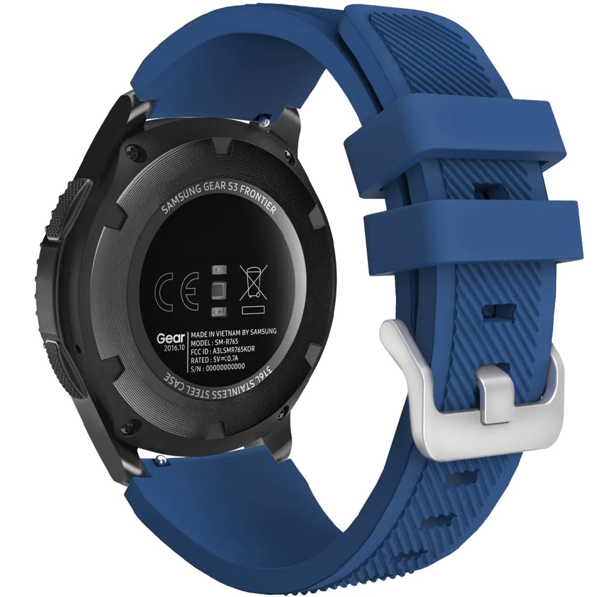 GENERICO - Correas de silicona de 22 mm para varios modelos de reloj
