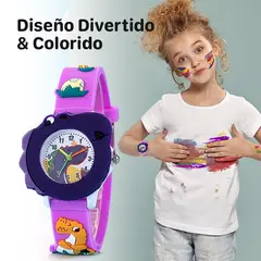GENERICO - Reloj Infantil para Aprender la Hora - Diseño Divertido y Seguro