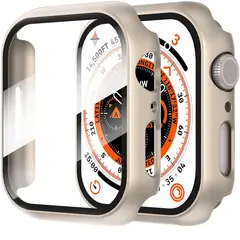 GENERICO - Protector Carcasa Con Vidrio Apple Watch 4 5 6 7 De 41mm