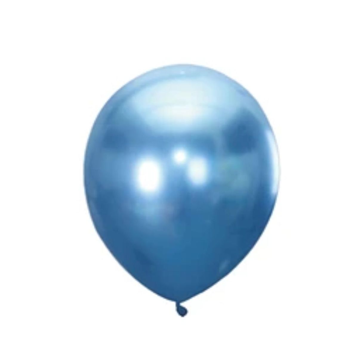 GENERICO - Globos cromados 25pcs 23cm azul