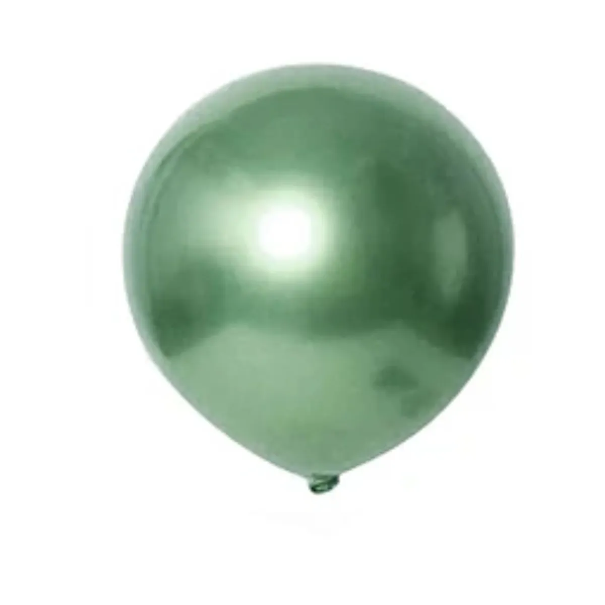 GENERICO - Globos cromados 25pcs 23cm verde
