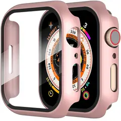 GENERICO - Protector Carcasa Con Vidrio Apple Watch 4 5 6 7 De 41mm