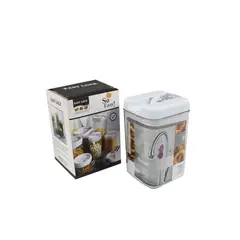 GENERICO - Contenedor Hermetico Cuadrado 800ml Organizador Cocina Alimentos