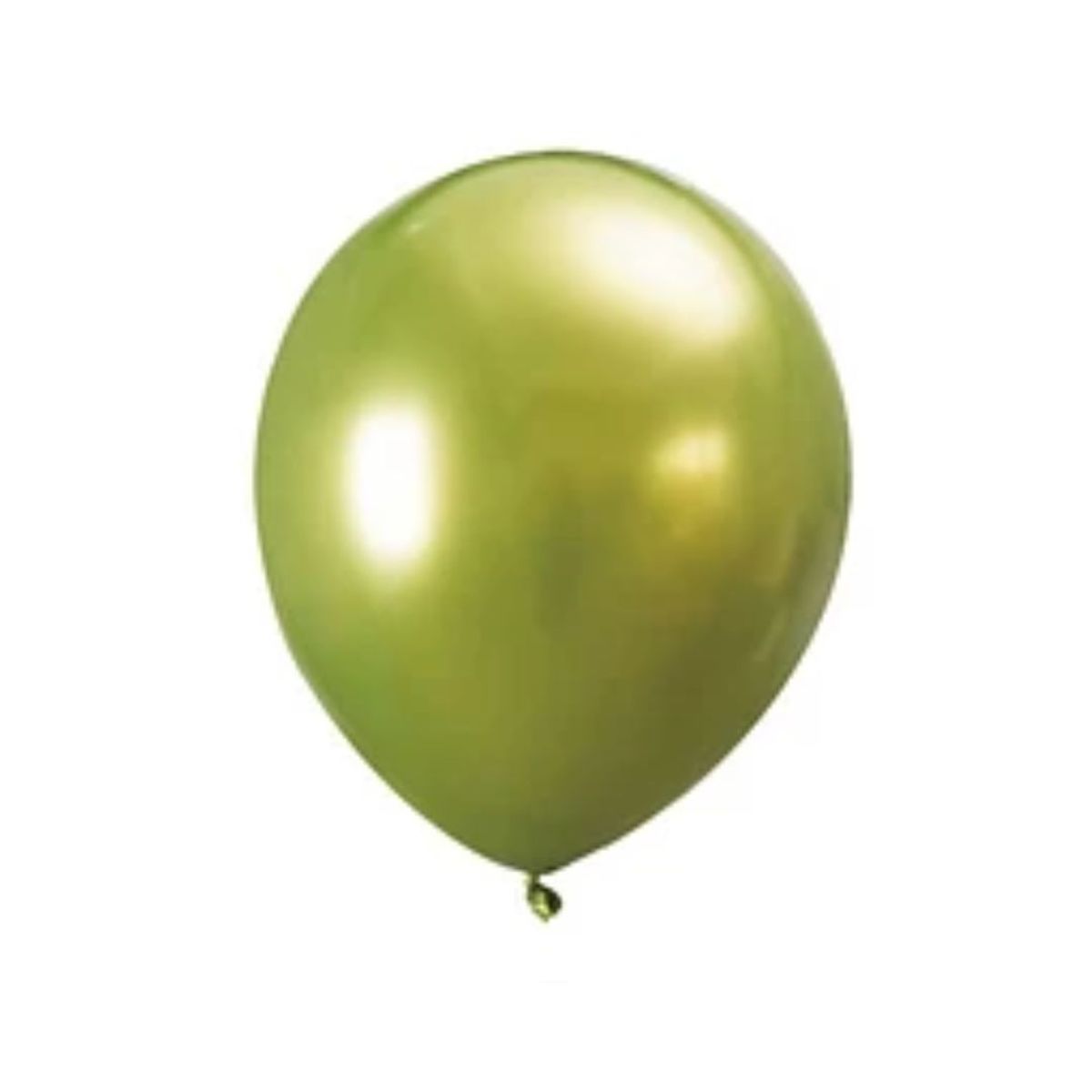 GENERICO - Globos cromados 25pcs 23cm verde claro