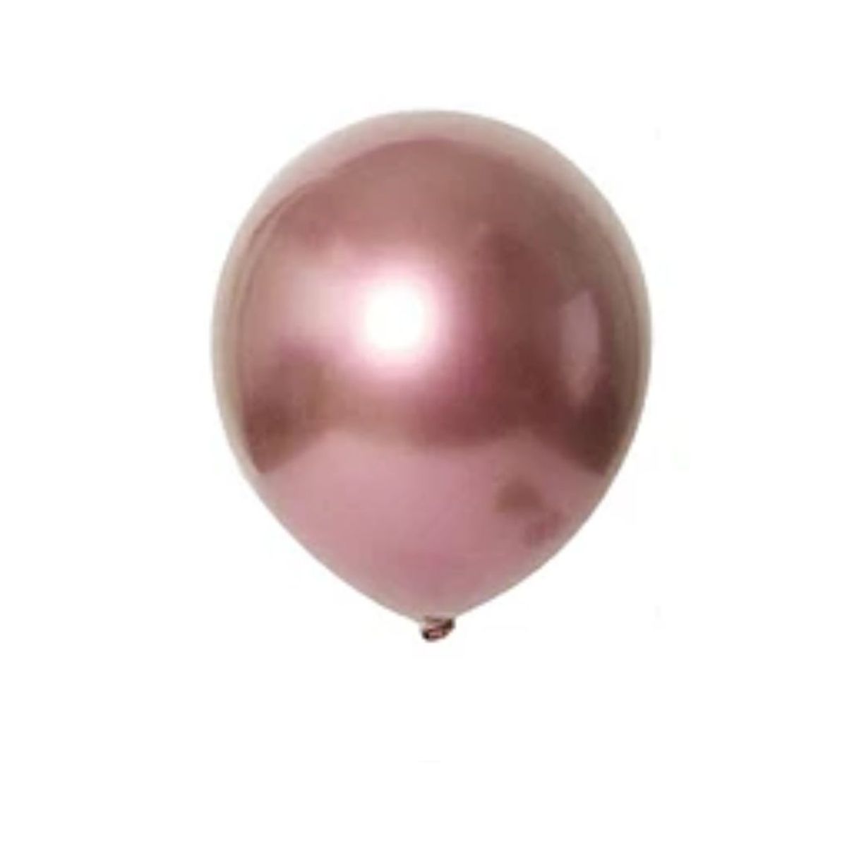 GENERICO - Globos cromados 25pcs 23cm oro rosa