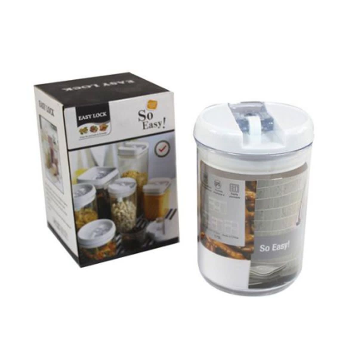 GENERICO - Contenedor Hermetico Redondo 750ml Organizador Cocina Despensa