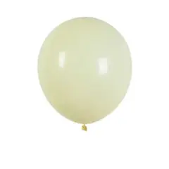 GENERICO - Globo de látex pastel amarillo 45cm 1pc