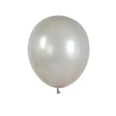 GENERICO - Globo de látex pastel plata 45cm 1pc