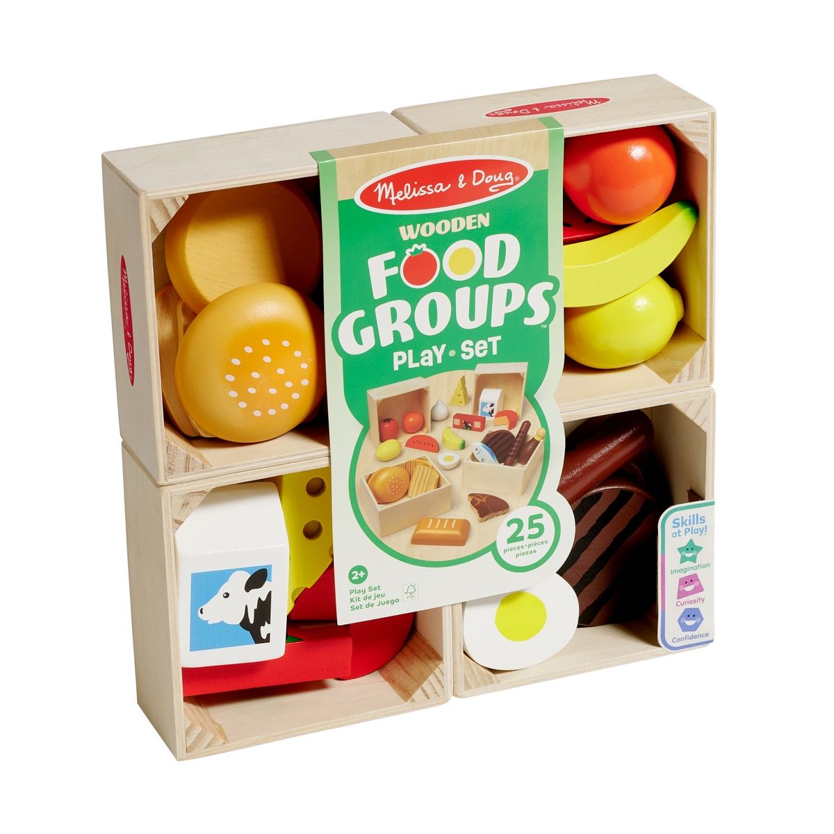 MELISSA & DOUG - JUEGO APILADOR ARCOIRIS DE MADERA MELISSA AND DOUG