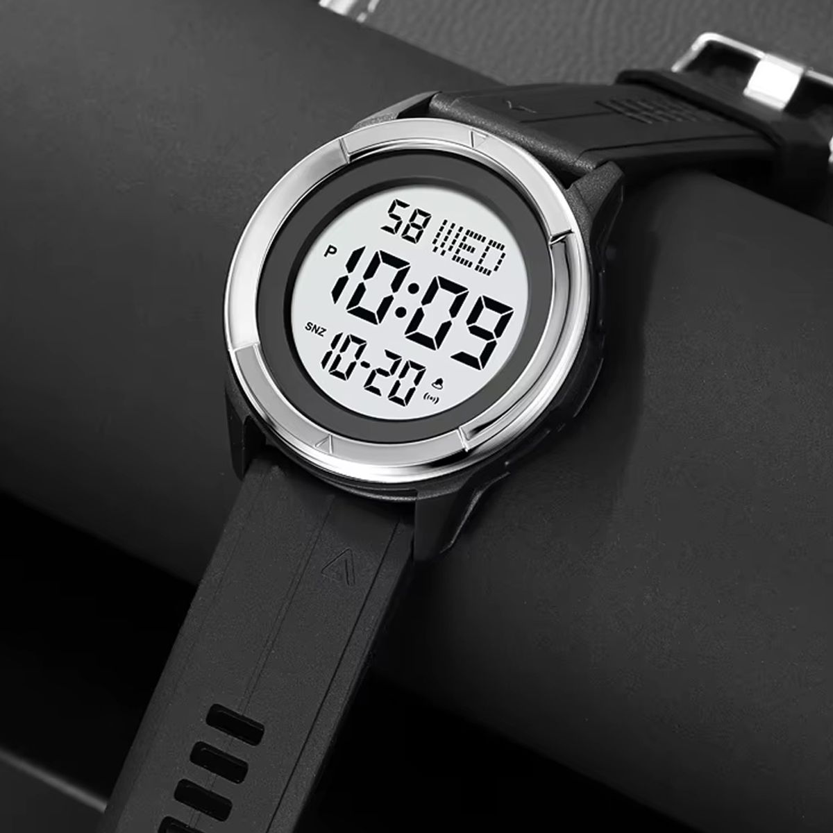 GENERICO - Reloj Deportivo Raven Steel Militar cronógrafo y alarma