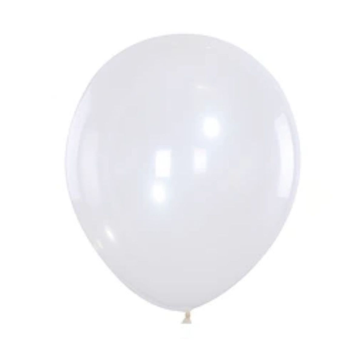 GENERICO - Globos de látex blanco mate 2pcs 60cm