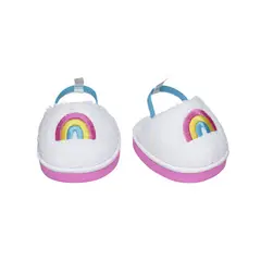 BUILD A BEAR - PANTUFLAS ARCOIRIS SHERPA BUILD-A-BEAR