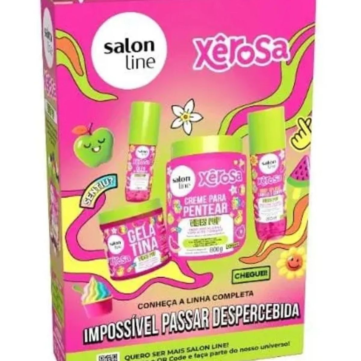SALON LINE - KIT SHAMPOO Y ACONDICIONADOR VIBES POP SALON LINE 500ML