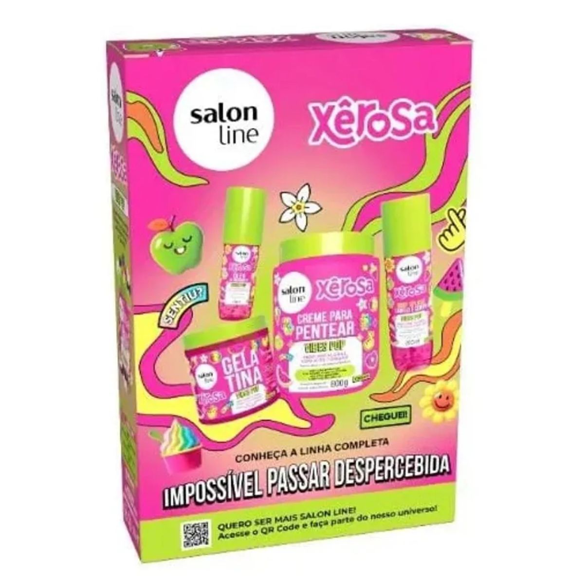 SALON LINE - KIT SHAMPOO Y ACONDICIONADOR VIBES POP SALON LINE 500ML