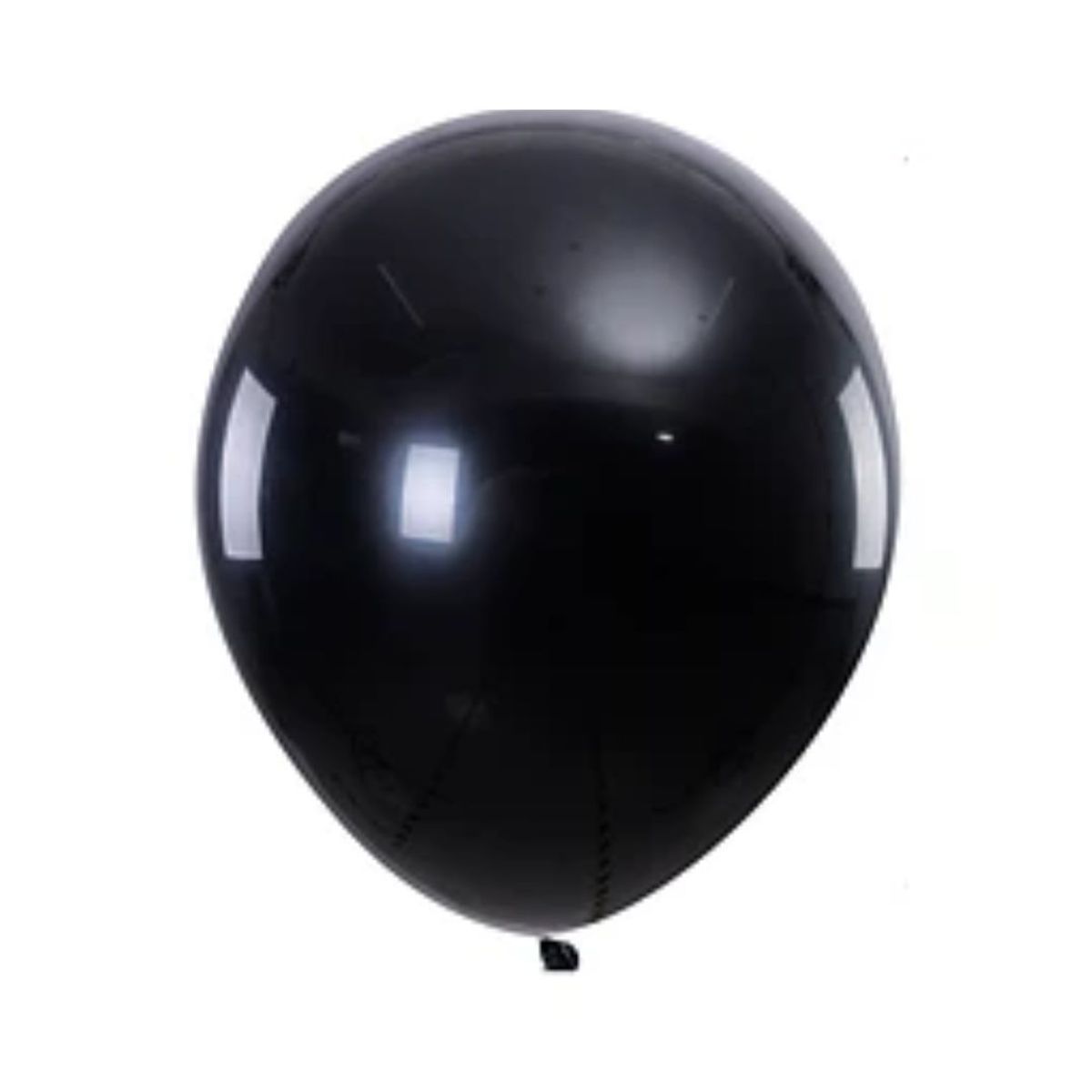 GENERICO - Globos de látex negro mate 2pcs 60cm