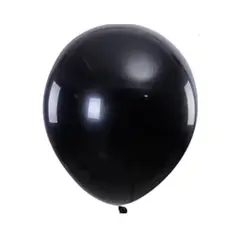 GENERICO - Globos de látex negro mate 2pcs 60cm