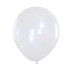 GENERICO - Globos de látex mate de color transparente 2pcs 60cm