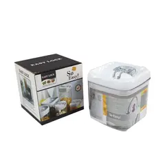 GENERICO - Envase Hermetico Redondo 1000ml Organizador Cocina Tapa Facil