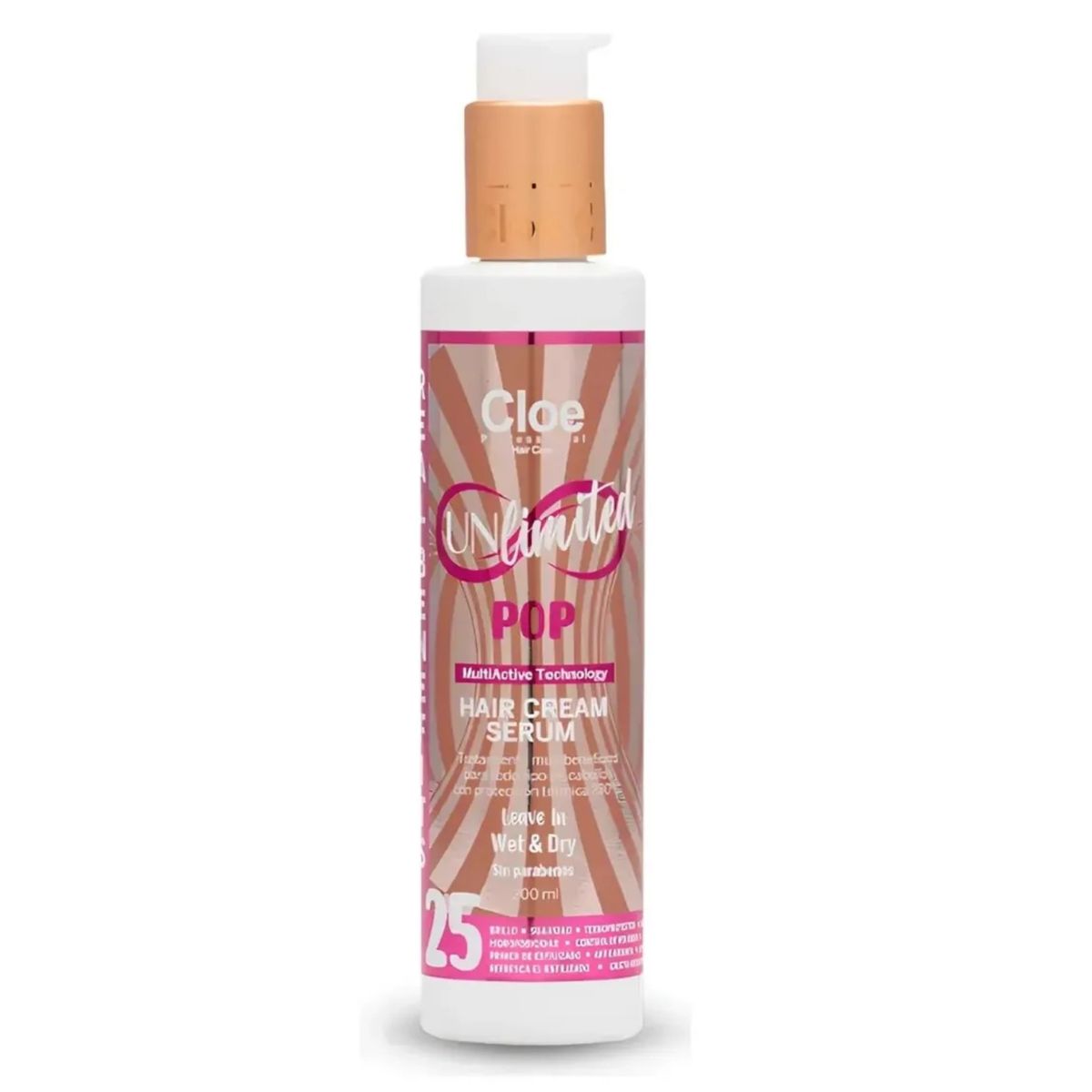 CLOE - Serum Unlimited POP Cloe 25 beneficios Leave-in 200ml