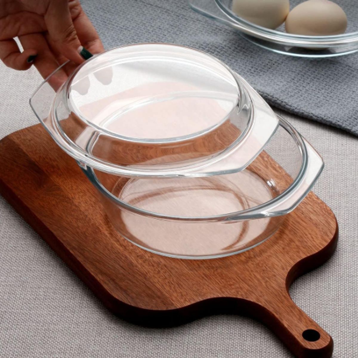 GENERICO - Frasco Vidrio Hermetico 0.7L 1L 1.5L 2L Organizador Alimentos