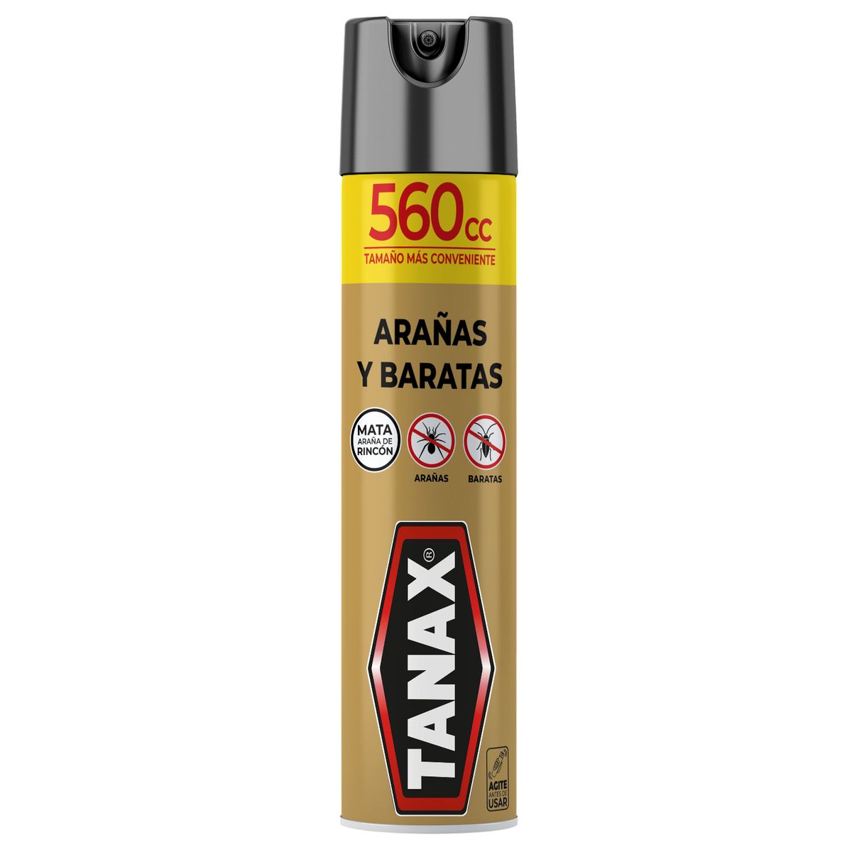 TANAX - INSECTICIDA ARAÑAS Y BARATAS 560CC TANAX AEROSOL