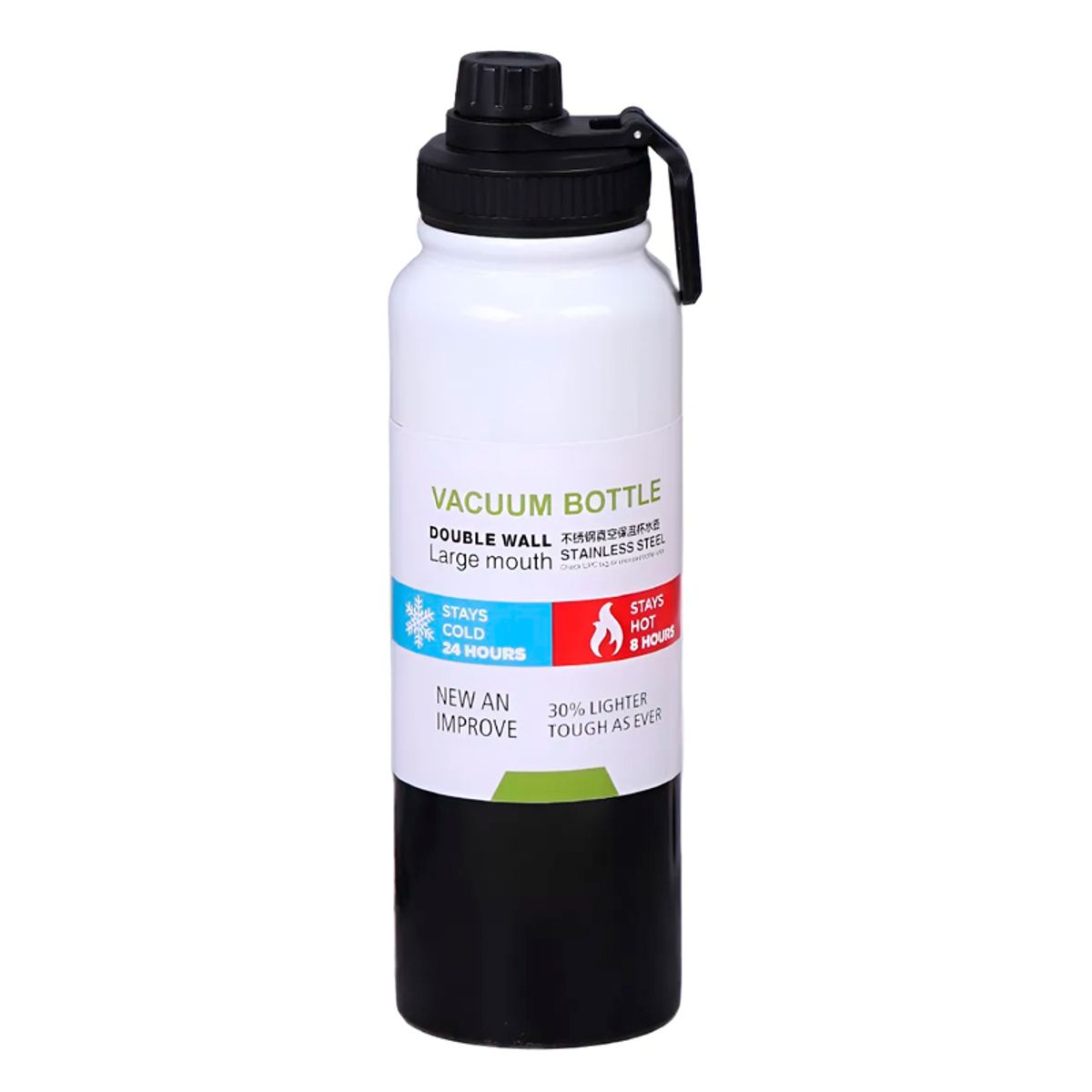 WAKESHOME - Termo Vaso Térmico 1000 ml Acero Inoxidable Antiderrame