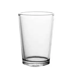GENERICO - Vaso Vidrio Transparente 215ml Cristalería Mesa Bebidas Jugos