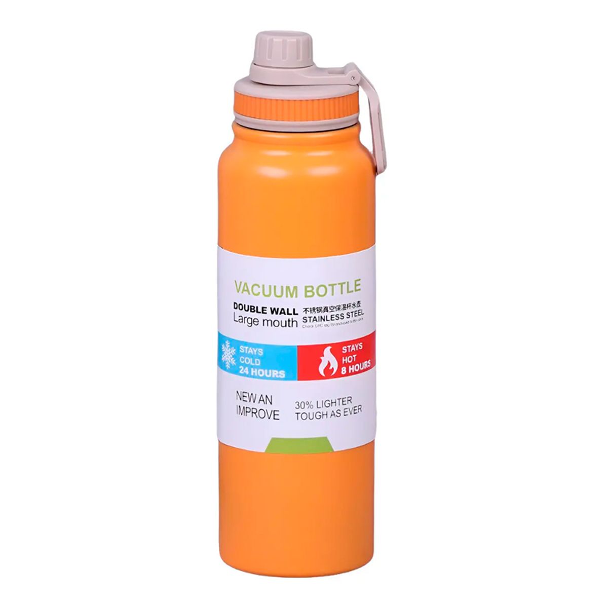 WAKESHOME - Termo Vaso Térmico 1000 ml Acero Inoxidable Antiderrame