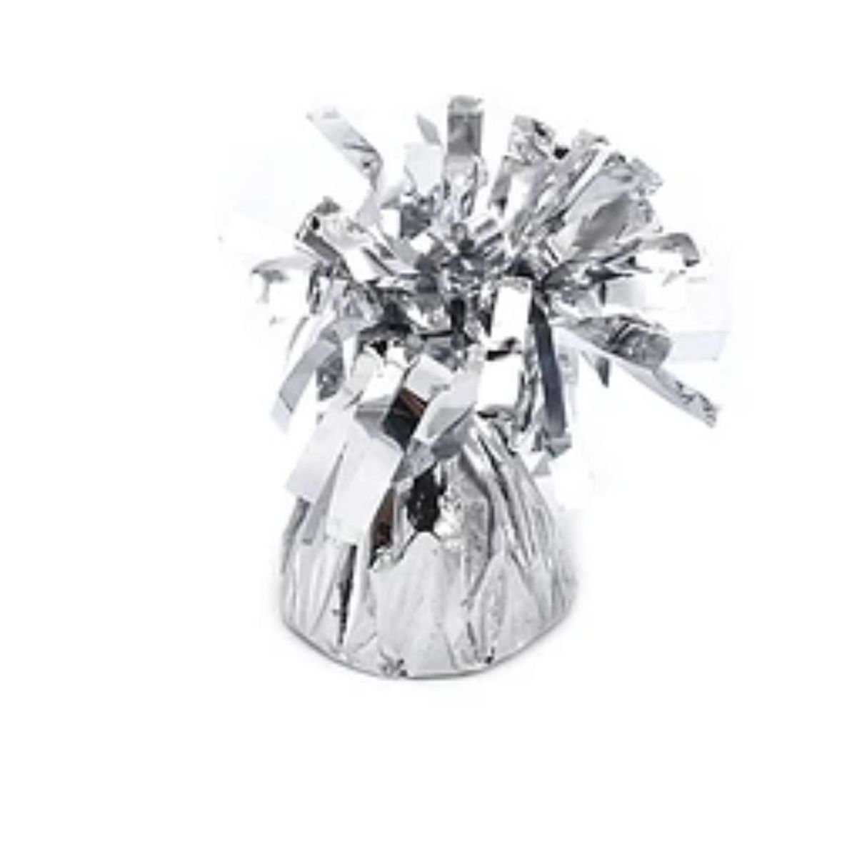 GENERICO - Soporte para globos color plata 6x12cm
