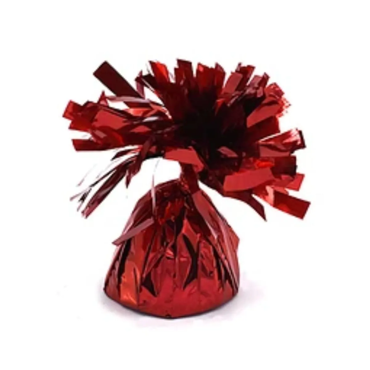 GENERICO - Soporte para globos color rojo 6x12cm