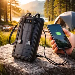 GENERICO - Power Bank Solar 30000mah Modelo Sl-p128 Solma