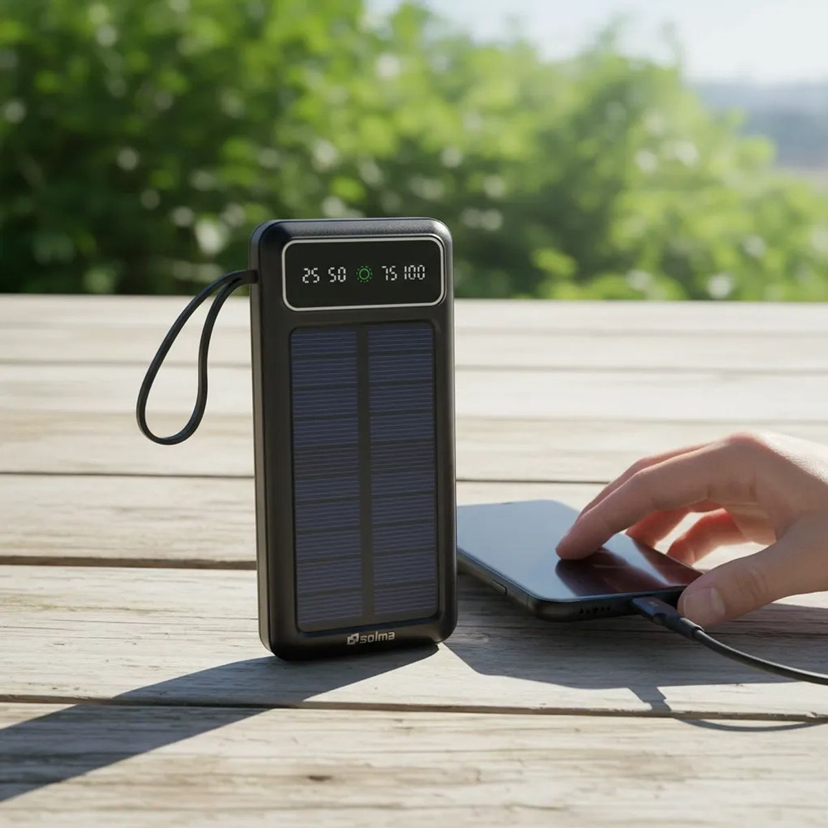 GENERICO - Power Bank Solar 30000mah Modelo Sl-p128 Solma