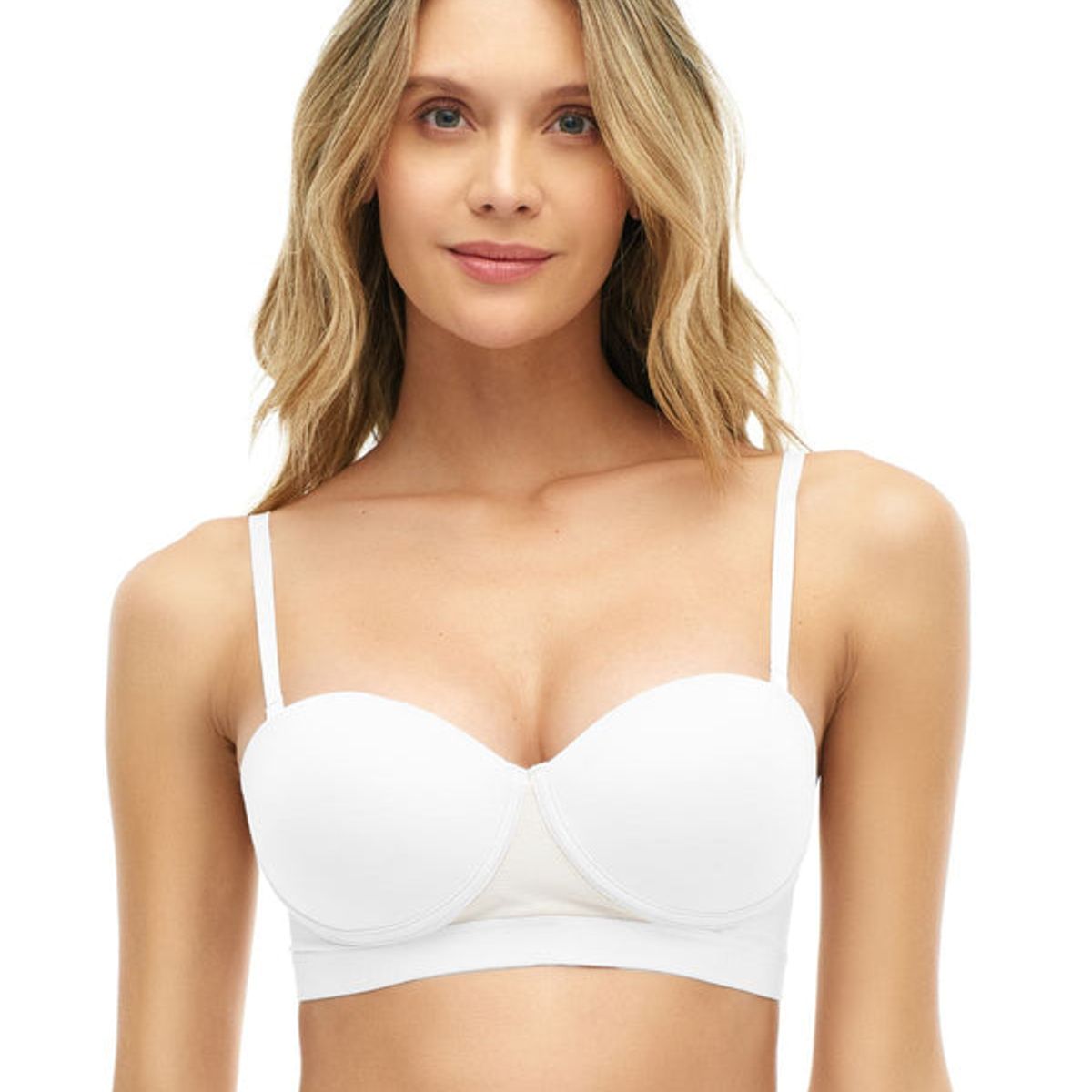 ST EVEN - Sostén Strapless Encaje Realce Natural Maralta