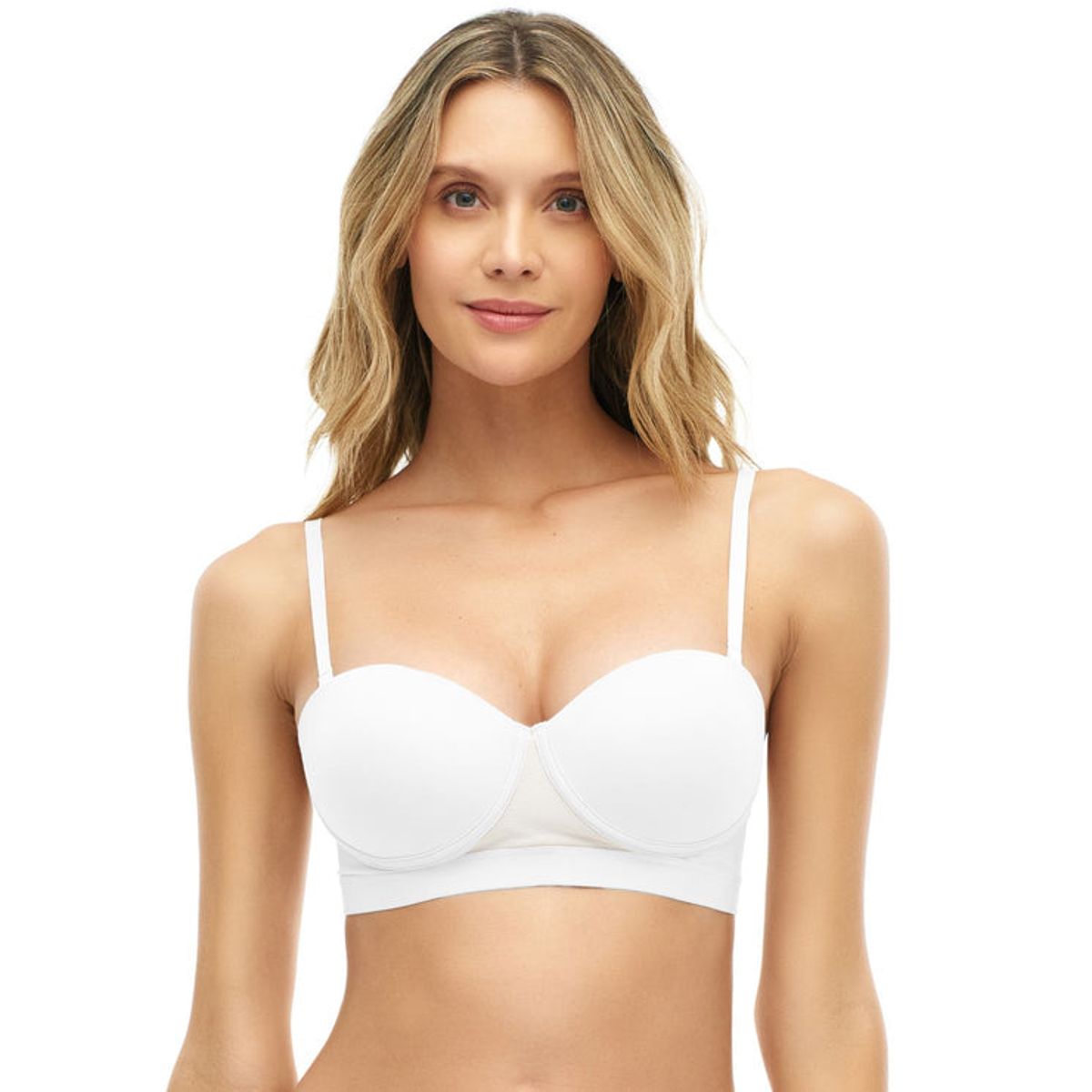 ST EVEN - Sostén Strapless Encaje Realce Natural Maralta