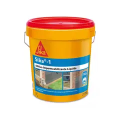 SIKA - 1 Aditivo Impermeabilizante De Mortero Estuco 18 Lt
