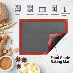 GENERICO - Lamina Silicona Microperforada Para Horno 30cm X 40cm