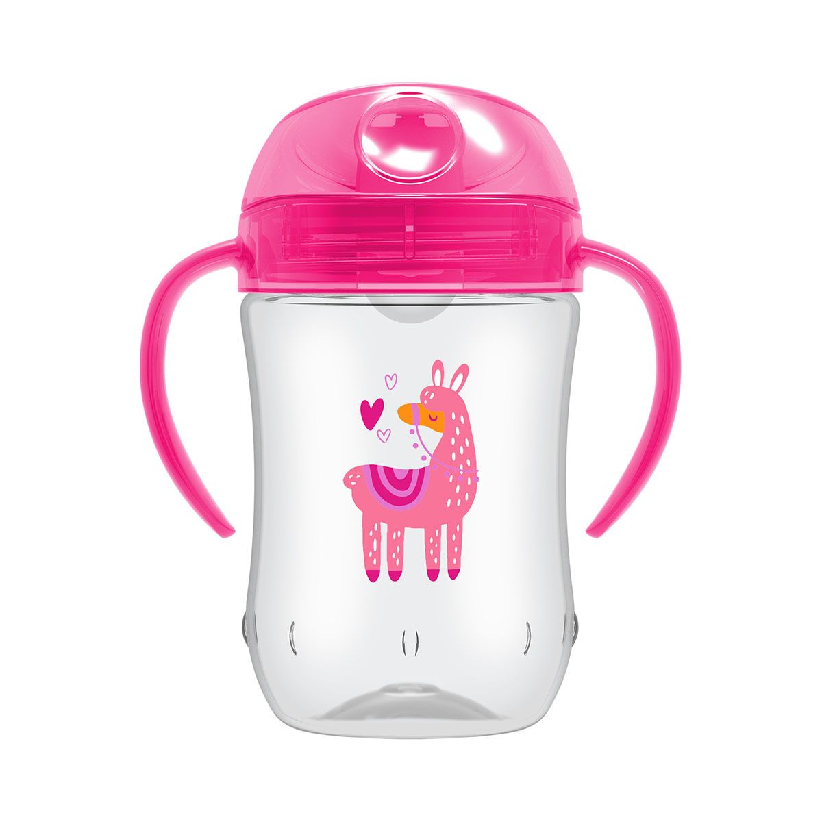 DR BROWN'S - Vaso Con Asas y Boquilla Blanda Rosa 270ml 9M+ Dr. Brown´s