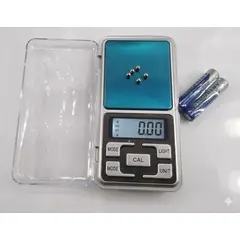 GENERICO - Balanza Digital Gramera Precisión 0.01-200g Gris Con Función Tara