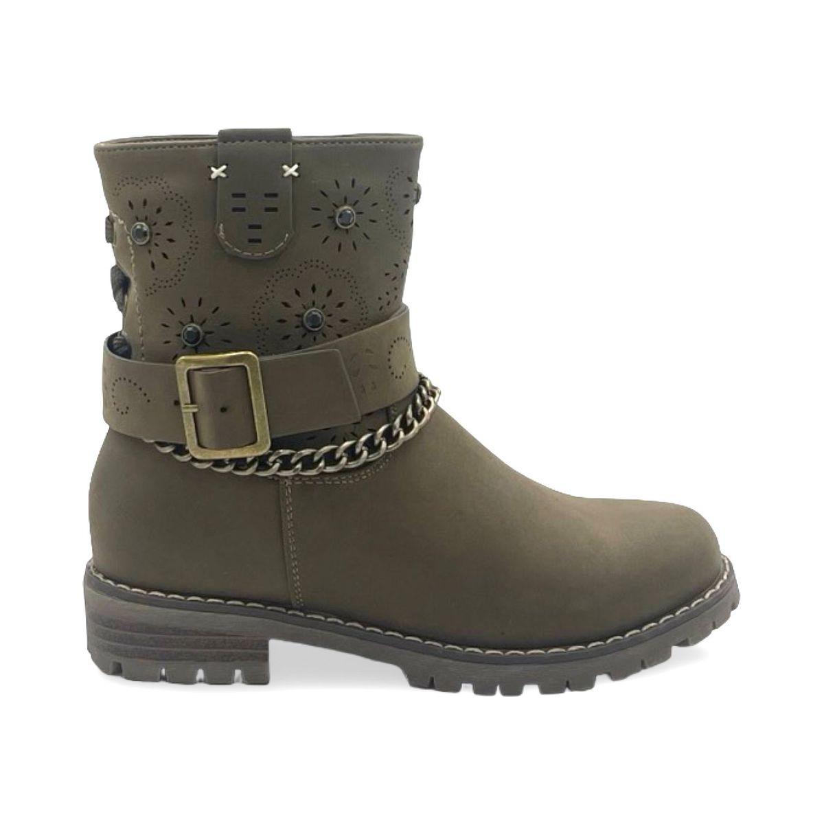 VERAZZI - Botín Niña khaki  Verazzi