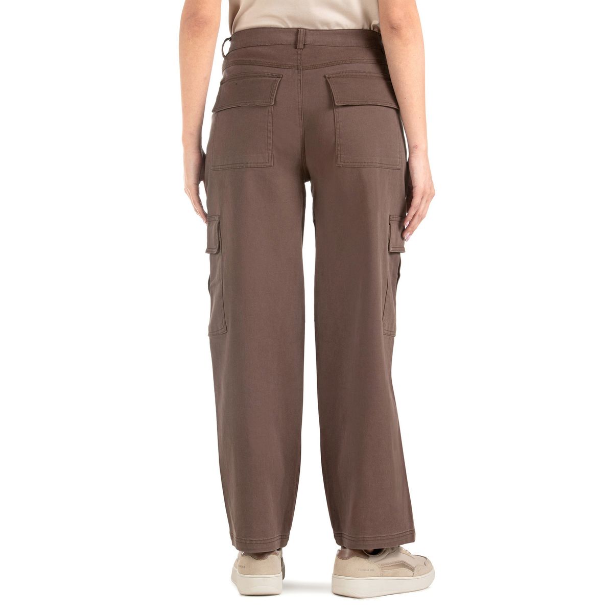 PANAMA JACK - Pantalón Mujer Cargo Vestir Casual Marrón Panama Jack
