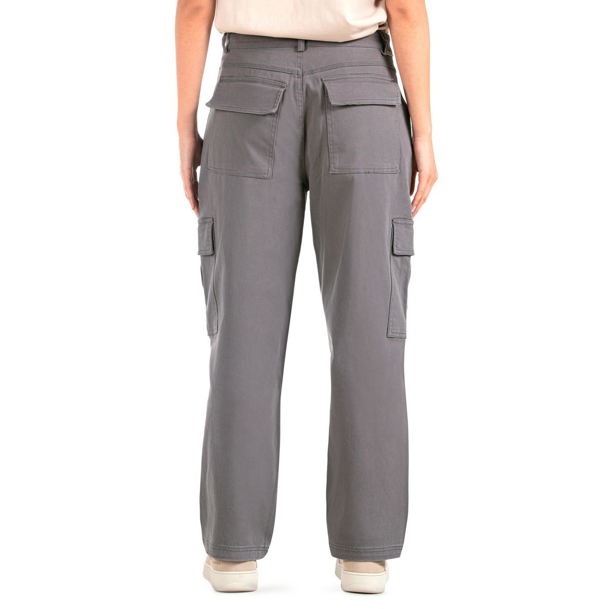 PANAMA JACK - Pantalón Mujer Cargo Vestir Casual Gris Panama Jack