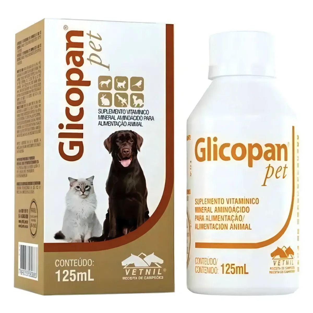 GENERICO - Glicopan Pet Suplemento Perro Y Gato 125 mL Gotas