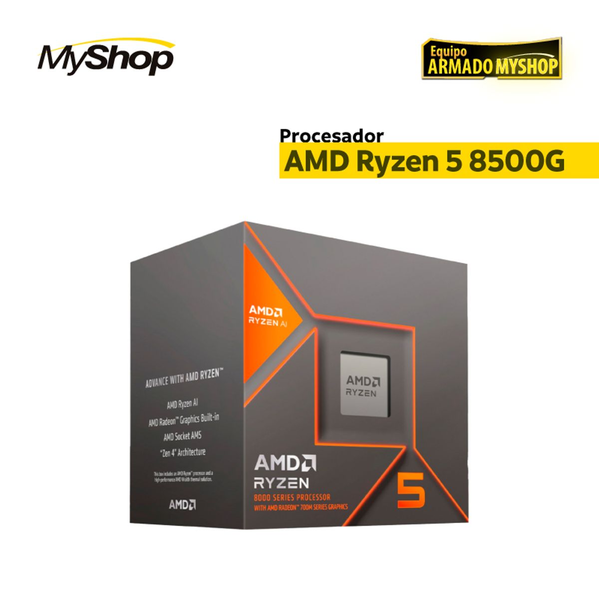 GENERICO - PC GAMER GOLD - AMD Ryzen 5 8500G - M/B Gigabyte B650 EAGLE