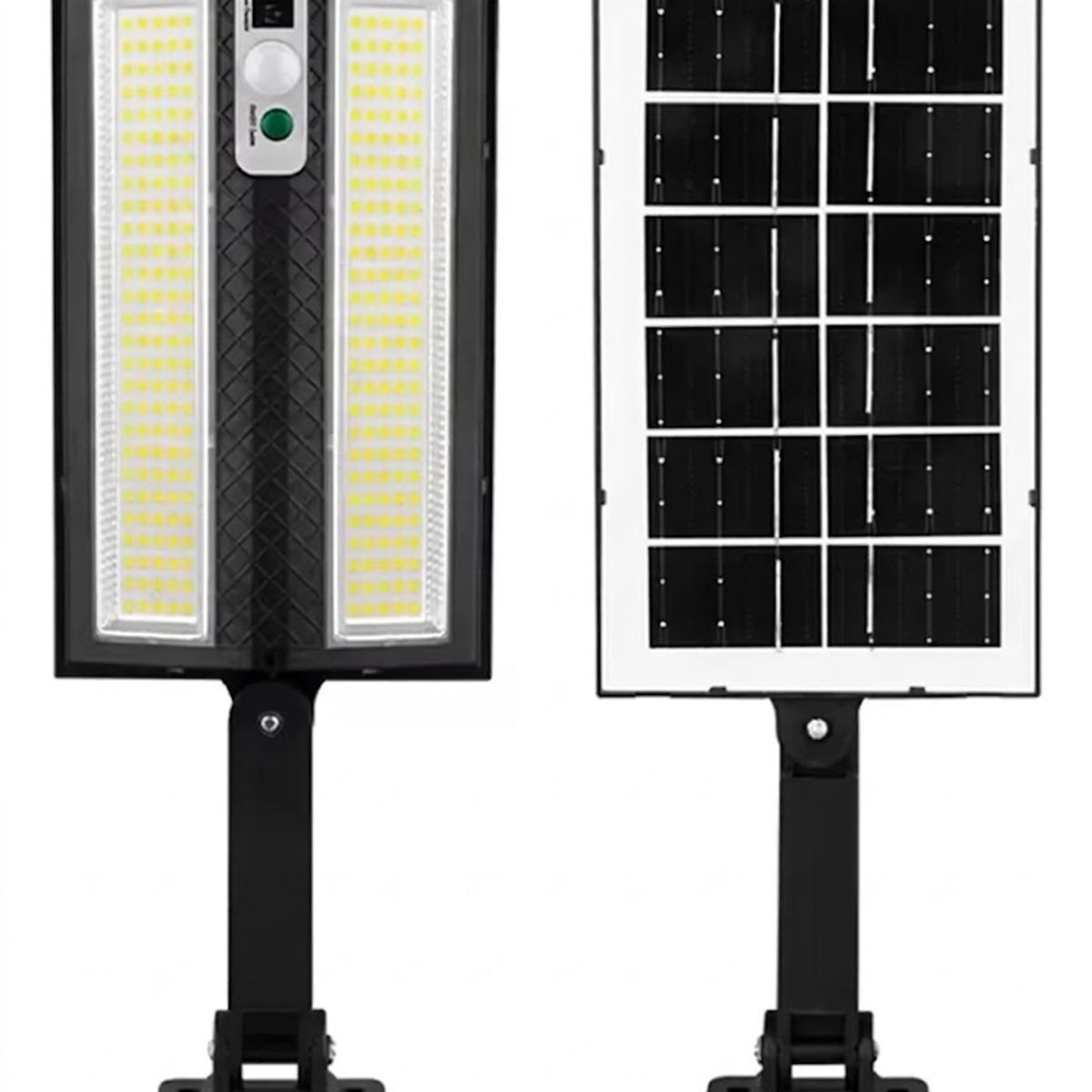 GENERICO - Foco Led Solar Ip65 con Sensor de Movimiento Bk-210-2 Estructura Negro
