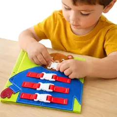 GENERICO - Juguete Didáctico Oso Motricidad Fina Sensorial Niños