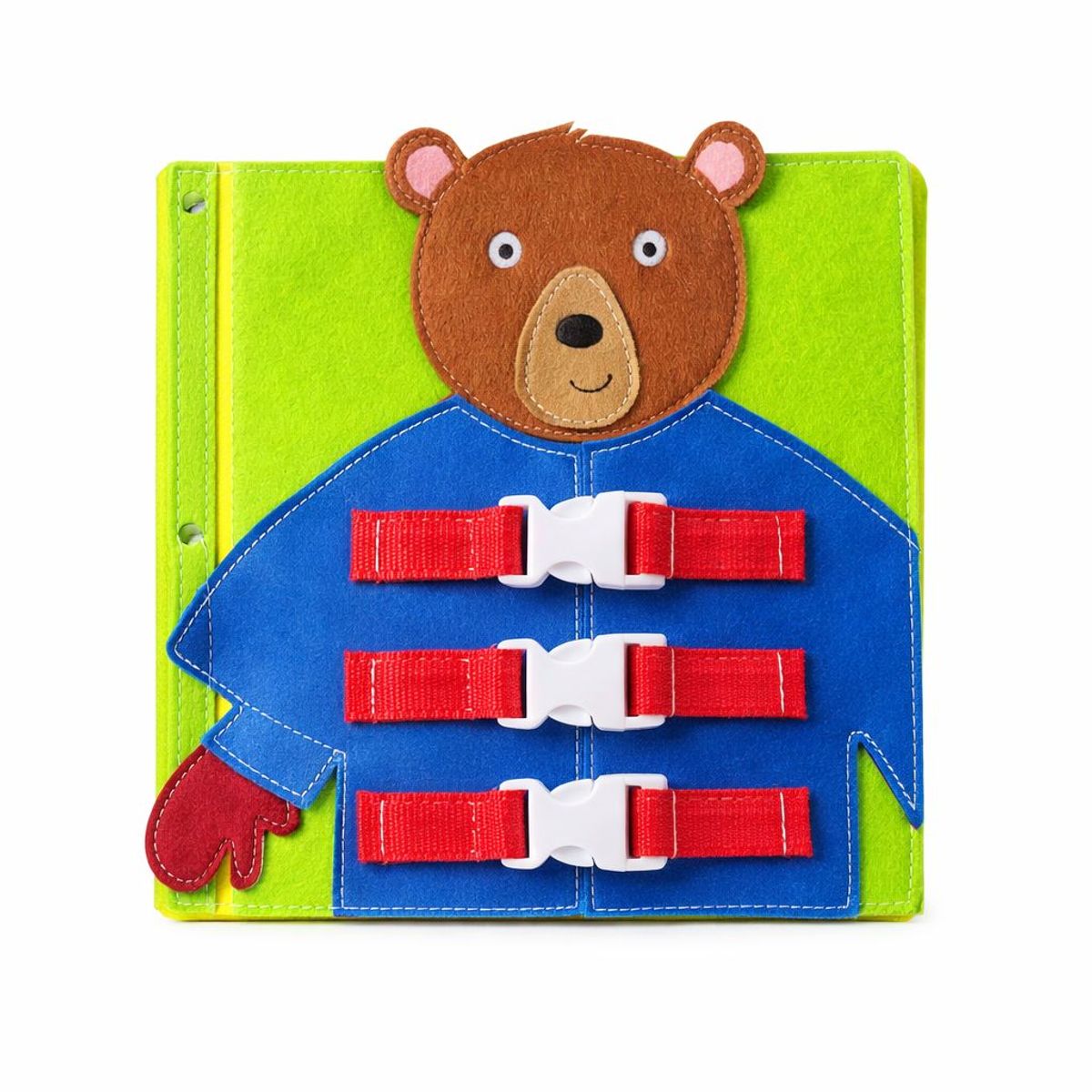 GENERICO - Juguete Didáctico Oso Motricidad Fina Sensorial Niños
