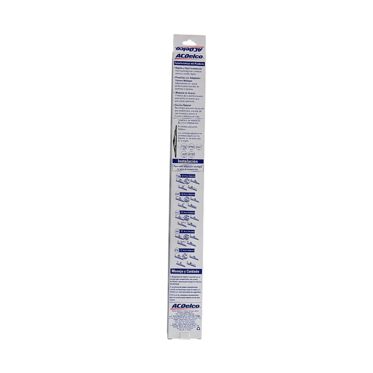 GENERICO - Plumilla Automobil 10 Pulgadas Trasera ACDelco