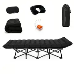 GENERICO - Cama Plegable Portatil Reforzado Colchon Desmontable 190cm